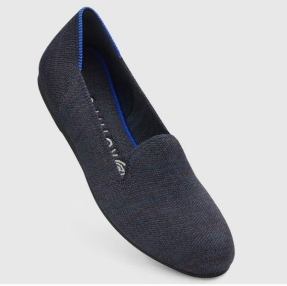 Rothy's The Loafer Soft Slip-On Flats in Heathered Blue (Retired) - Size 8 - Picture 2 of 15